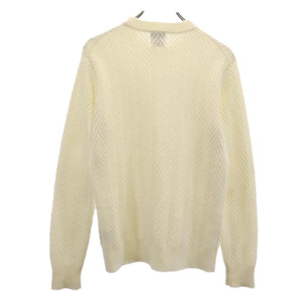 MACKINTOSH PHILOSOPHY マッキントッシュフィロソフィー 長袖 ウールブレンド ニット セーター 38 ホワイト メンズ