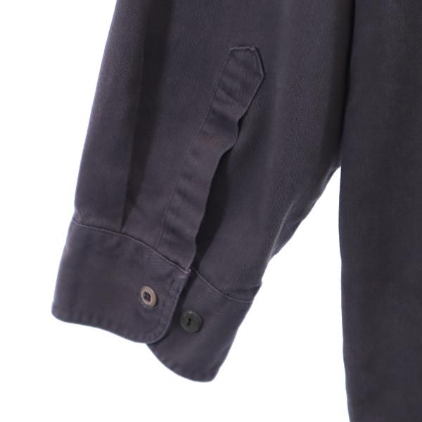 HALLIBURTON ワッペン 長袖 シャツ ネイビー ジャケット メンズ