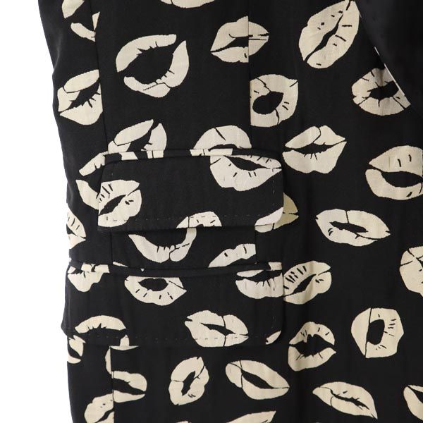 TOM REBL トムレベル イタリア製 キスマーク テーラードジャケット 48 ブラック系 メンズ