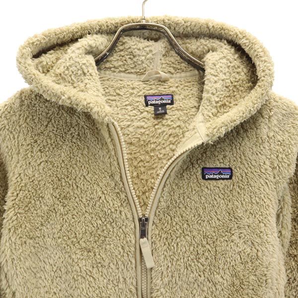 patagonia パタゴニア フード付き 65485 ボアジャケット M ベージュ キッズ
