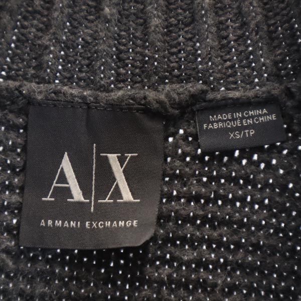 ARMANI EXCHANGE アルマーニエクスチェンジ ニットジャケット XS グレー系 メンズ