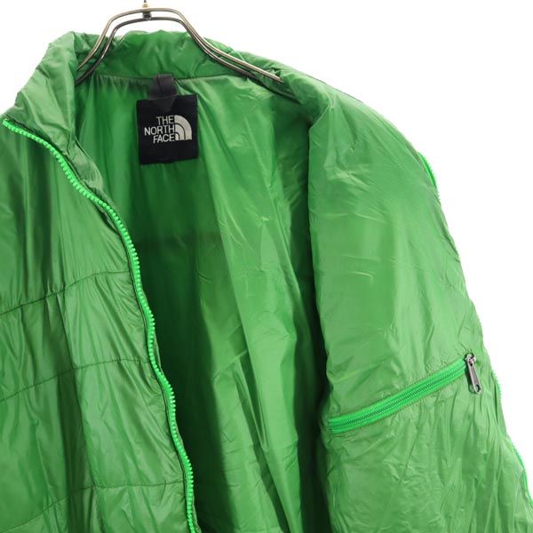 THE NORTH FACE ノースフェイス アウトドア NP61207 中綿 ナイロンジャケット L グリーン インナー メンズ