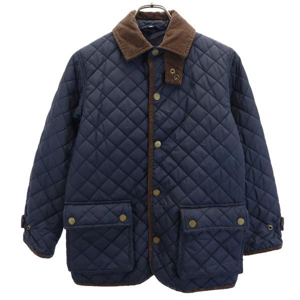 Polo by Ralph Lauren ポロバイラルフローレン キルティングジャケット 140 ネイビー系 ロゴ キッズ