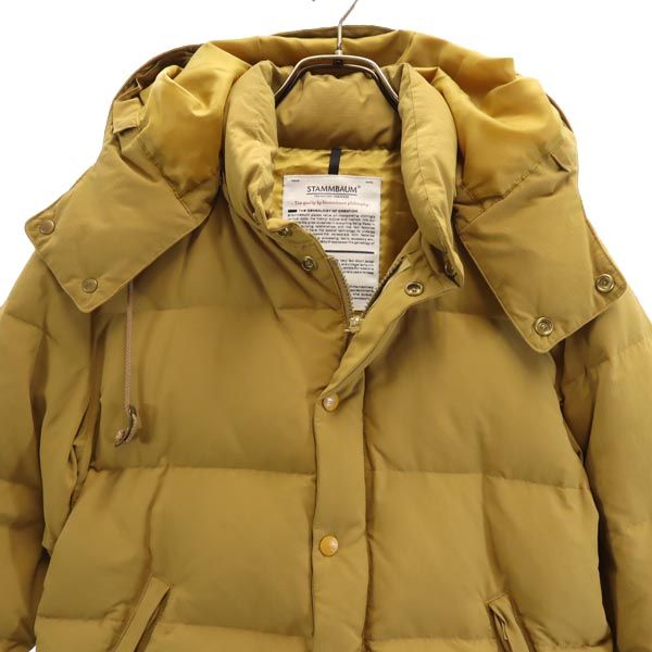 STAMMBAUM シュタンバウム 日本製 ダウンジャケット S イエロー系 レディース