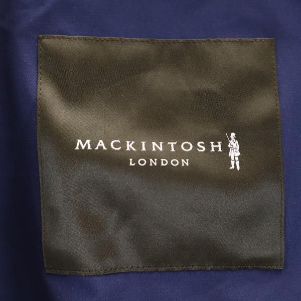 MACKINTOSH LONDON マッキントッシュ ロンドン ステンカラーコート 38 ネイビー レディース