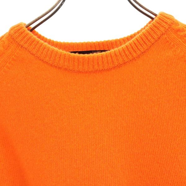 MARC BY MARC JACOBS マークバイマークジェイコブス ウール100% 長袖 セーター ニット XS オレンジ レディース