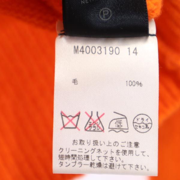 MARC BY MARC JACOBS マークバイマークジェイコブス ウール100% 長袖 セーター ニット XS オレンジ レディース