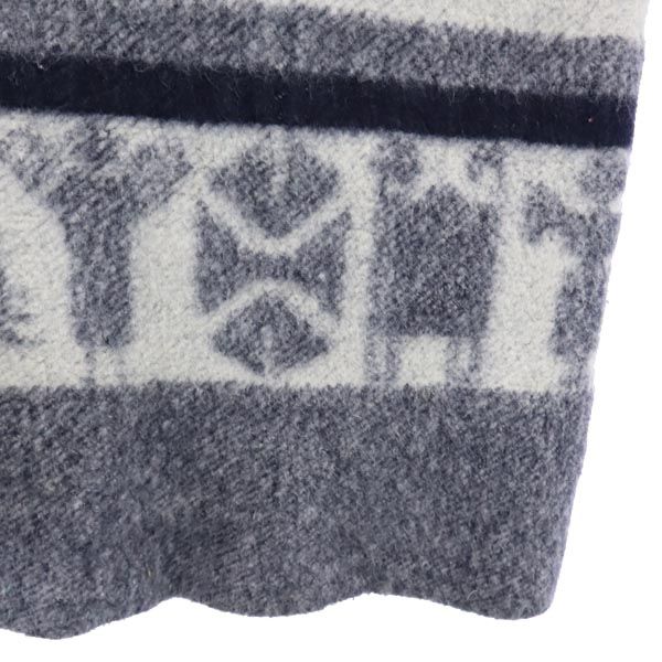 Ron Herman ロンハーマン 総柄 長袖 ニット ワンピース XS ブルー系 レディース