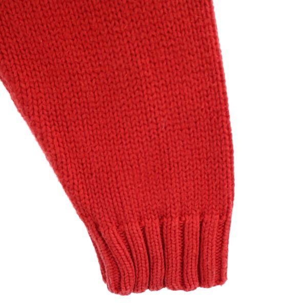 Polo by Ralph Lauren ポロバイラルフローレン 長袖 ハーフジップ コットン ニット 7 レッド系 ロゴ セーター キッズ