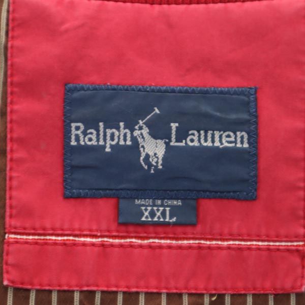 RALPH LAUREN ラルフローレン ジャケット XXL 赤系 ジャンバー メンズ