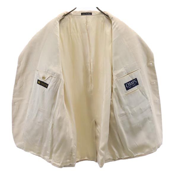 CHAPS チャップス リネンブレンド テーラードジャケット ベージュ メンズ
