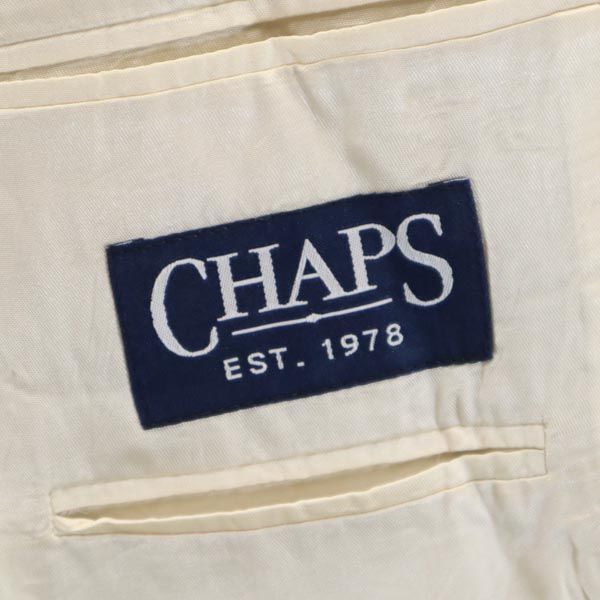 CHAPS チャップス リネンブレンド テーラードジャケット ベージュ メンズ