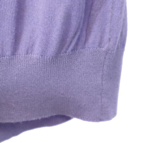 Paul Smith ポールスミス ブラック 長袖 ニット カーディガン M パープル系 BLACK レディース