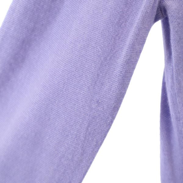 Paul Smith ポールスミス ブラック 長袖 ニット カーディガン M パープル系 BLACK レディース