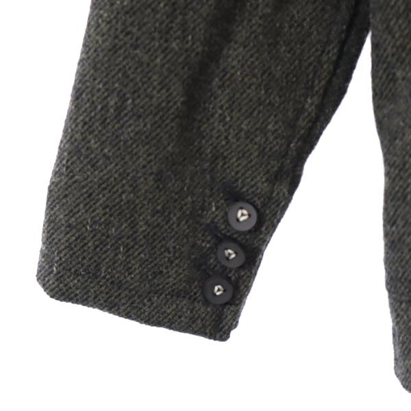 DENHAM デンハム ウール100% テーラードジャケット S カーキ系 メンズ