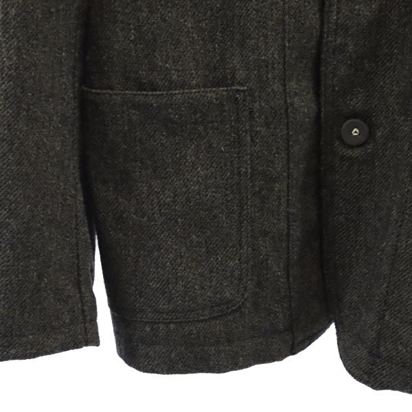 DENHAM デンハム ウール100% テーラードジャケット S カーキ系 メンズ