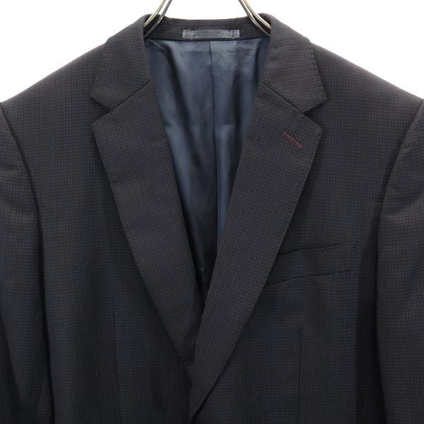 Paul Smith ポールスミス 日本製 ドット柄 ウール100% テーラードジャケット M ブラック系 LONDON メンズ