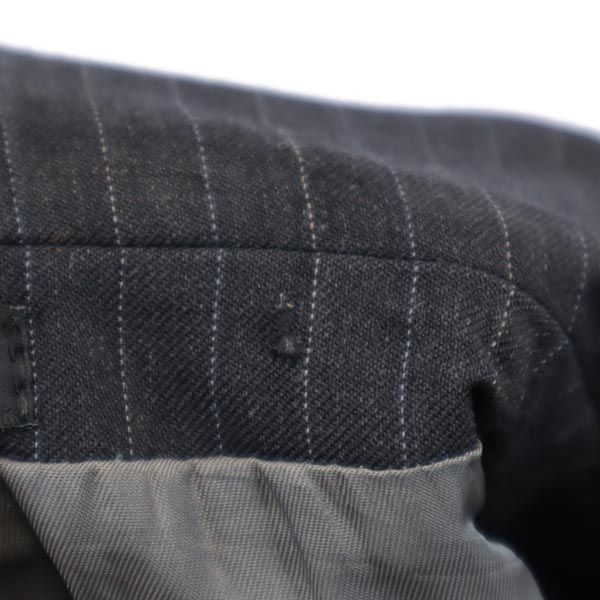 CHAPS チャップス ストライプ ウール100% テーラードジャケット ネイビー系 メンズ