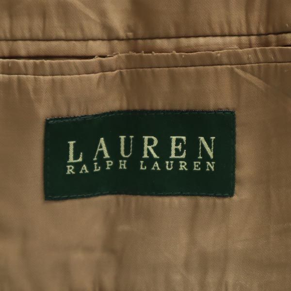 RALPH LAUREN ラルフローレン ウール100% チェック柄 テーラードジャケット 38S グレー メンズ