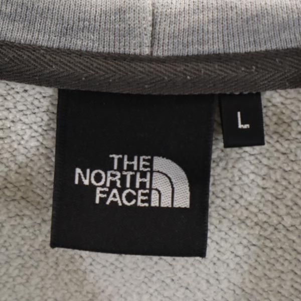 THE NORTH FACE ノースフェイス NT61501X アウトドア 長袖 ジップパーカー L グレー系 ロゴ メンズ