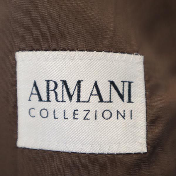 ARMANI アルマーニ コーディロイ テーラードジャケット ブラウン COLLEZIONI メンズ