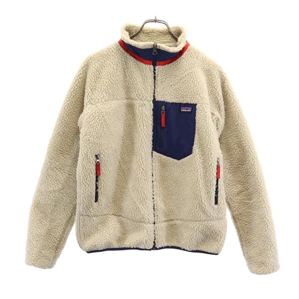 patagonia パタゴニア 65625 ボアジャケット XXL16-18 ホワイト系 キッズ