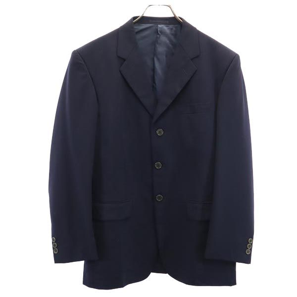 Paul Smith ポールスミス 日本製 ウール100% テーラードジャケット M ネイビー メンズ