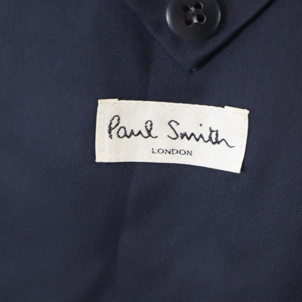 Paul Smith ポールスミス 日本製 ウール100% テーラードジャケット M ネイビー メンズ