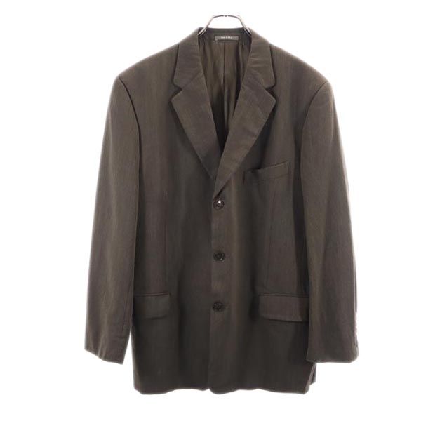 Calvin klein カルバンクライン 90s USA製 ウール オールド テーラードジャケット 42 ブラウン ブレザー メンズ