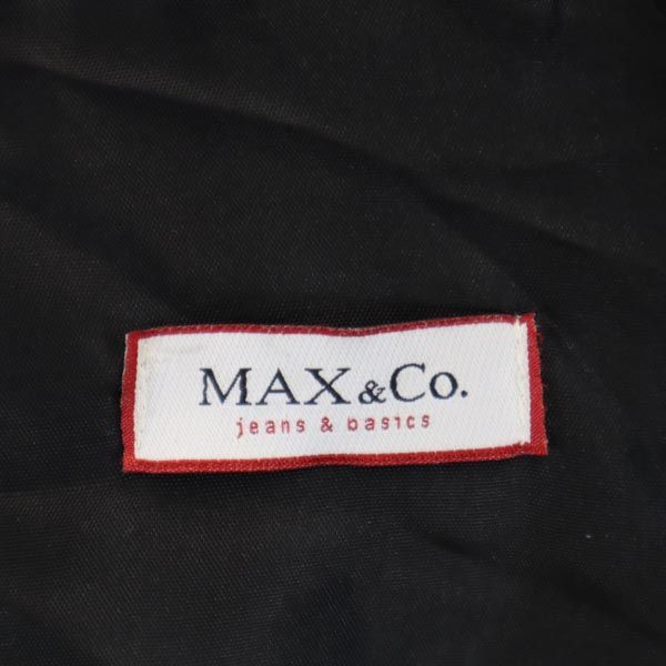 MAX&CO マックスアンドコー 中綿ジャケット 38 ブラック レディース