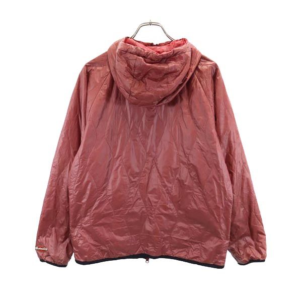 MASTERPIECE マスターピース 長袖 中綿 ナイロンジャケット M レッド系 フード メンズ
