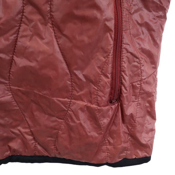 MASTERPIECE マスターピース 長袖 中綿 ナイロンジャケット M レッド系 フード メンズ