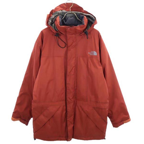 THE NORTH FACE ノースフェイス 長袖 中綿 アウトドアジャケット L レッド系 ロゴ メンズ