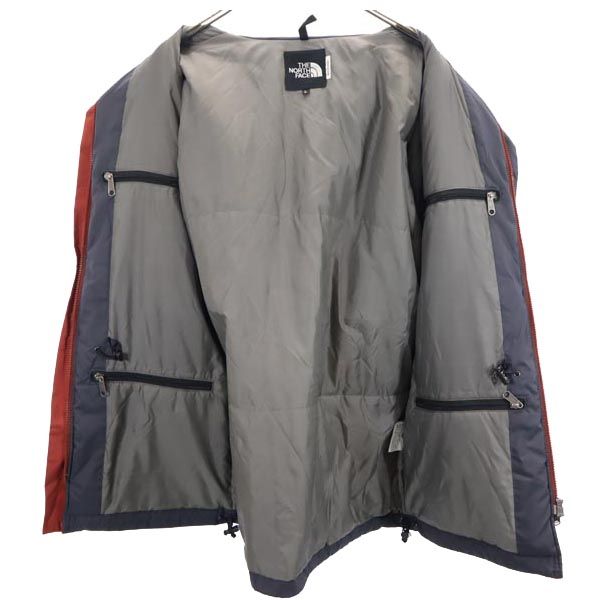 THE NORTH FACE ノースフェイス 長袖 中綿 アウトドアジャケット L レッド系 ロゴ メンズ