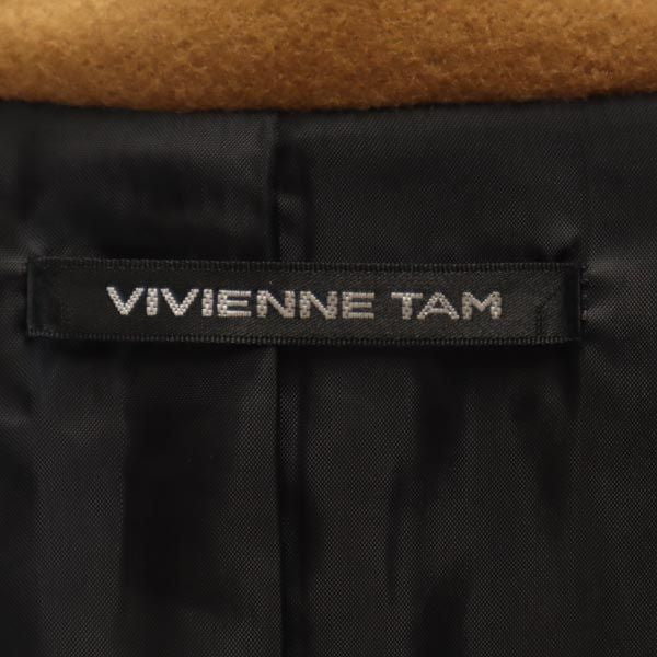 VIVIENNE TAM ヴィヴィアンタム 日本製 長袖 ウールジャケット 1 ブラウン系 ウール100% レディース