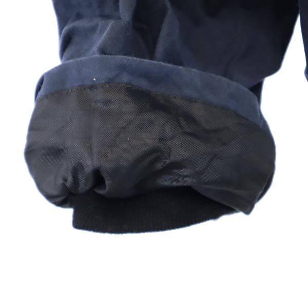 Mc Orvis オイルド カバーオール XL ネイビー ワーク ジャケット コーデュロイ襟 収納型フード メンズ