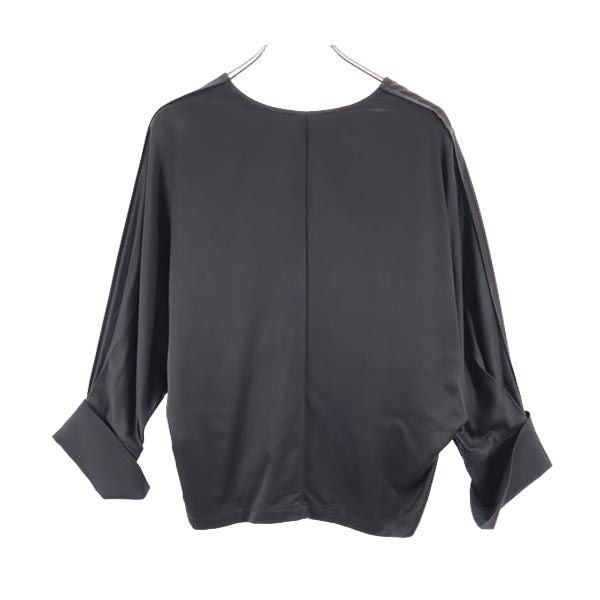 AERON アーロン 長袖 ドルマンスリーブ カットソー 34 ブラック系 レディース