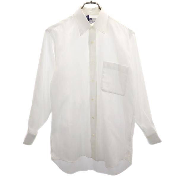 GIVENCHY ジバンシィ 日本製 長袖 ワイシャツ 38-76 ホワイト メンズ