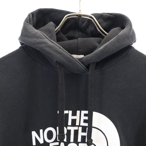 THE NORTH FACE ノースフェイス 長袖 スウェットパーカー M ブラック プルオーバー ロゴ メンズ