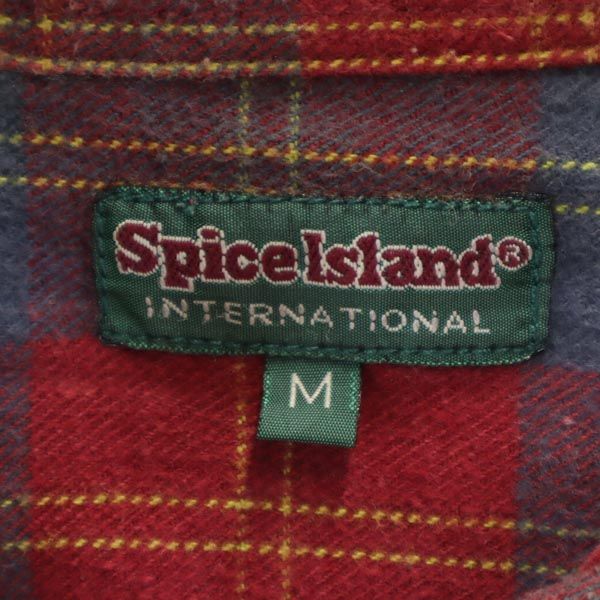 Spice Island スパイスアイランド チェック 長袖 ネルシャツ M メンズ