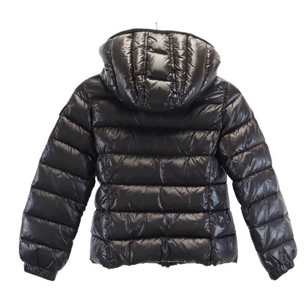 MONCLER モンクレール ダウンジャケット 128cm 黒 ロゴ刺繍 キッズ