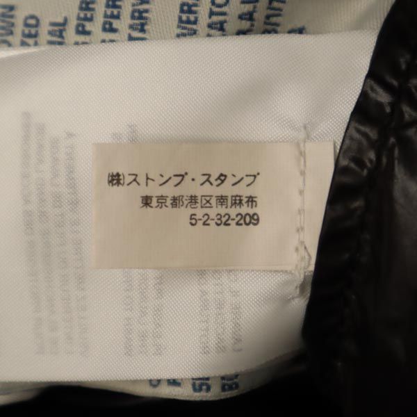 MONCLER モンクレール ダウンジャケット 128cm 黒 ロゴ刺繍 キッズ