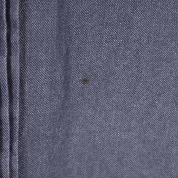 BURBERRY BLACK LABEL バーバリーブラックレーベル 三陽商会 長袖 シャンブレー プリーツ ボタンダウンシャツ 2 ネイビー レディース