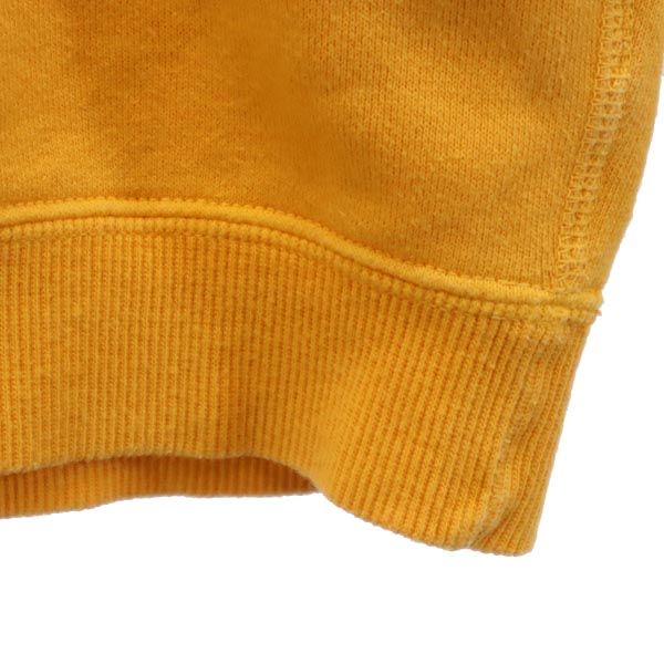 BABY MILO ベイビーマイロ 日本製 プリント 長袖 スウェット 130 オレンジ系 A BATHING APEトレーナー キッズ