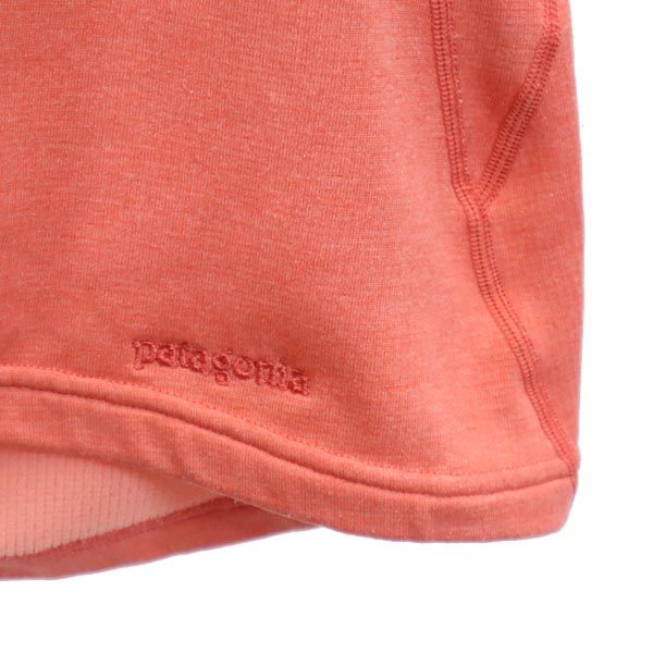 patagonia パタゴニア アウトドア 43475 長袖 ハーフジップ Tシャツ S ピンク系 ロンT レディース