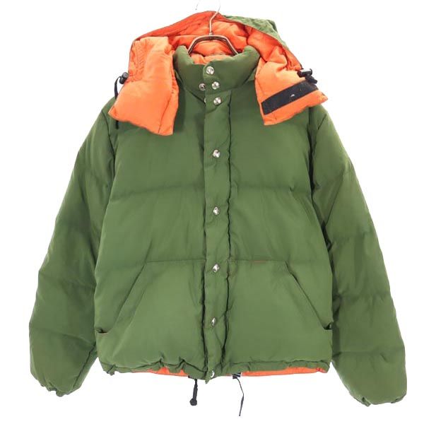 Crescent Down Works クレセントダウンワークス × ビューティアンドユースユナイテッドアローズ コラボ USA製 ダウンジャケット XS カーキ メンズ