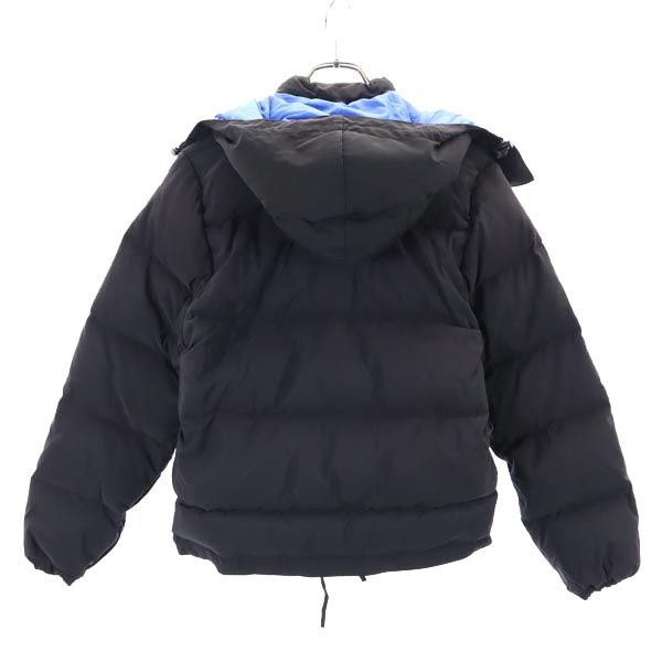 BEAUTY&YOUTH UNITED ARROWS ビューティアンドユースユナイテッドアローズ × クレセント コラボ USA製 ダウンジャケット XS ブラック Crescent Down Works フード メンズ