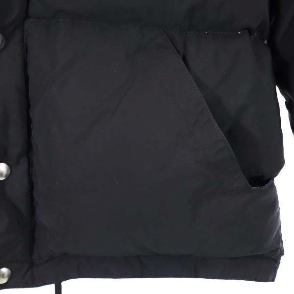 BEAUTY&YOUTH UNITED ARROWS ビューティアンドユースユナイテッドアローズ × クレセント コラボ USA製 ダウンジャケット XS ブラック Crescent Down Works フード メンズ