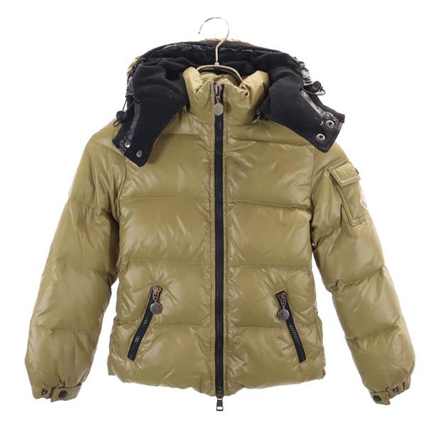 MONCLER モンクレール フード付き ダウンジャケット 6A ブラウン系 キッズ