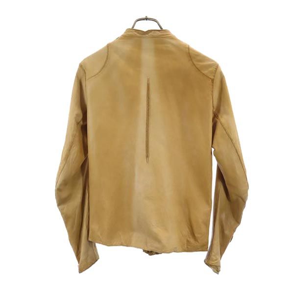 Sisii シシ 日本製 牛革 レザー ライダースジャケット S キャメル系 本皮 レディース